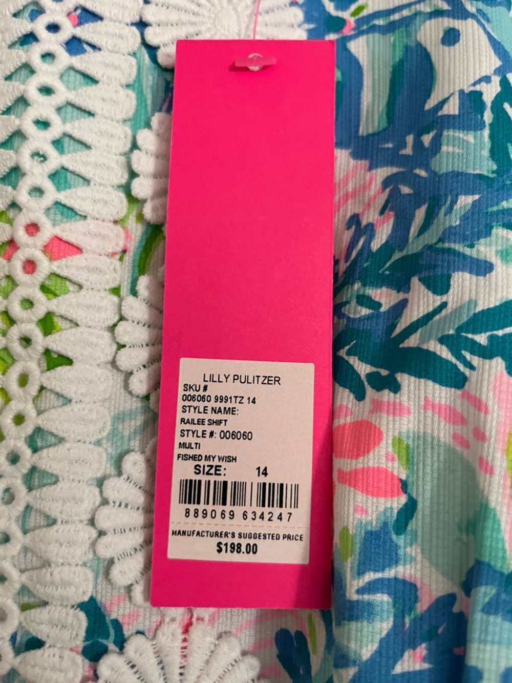 LILLY PULITZER | 14 | Railee Shift | NWT - Picture 3 of 15